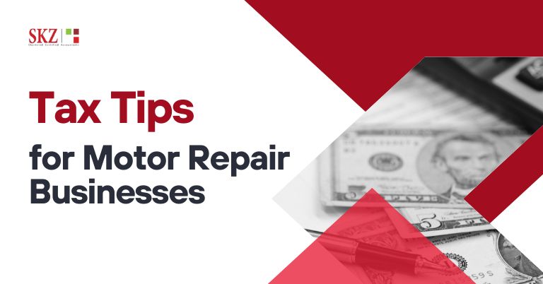 Tax Tips for Motor Repair Businesses