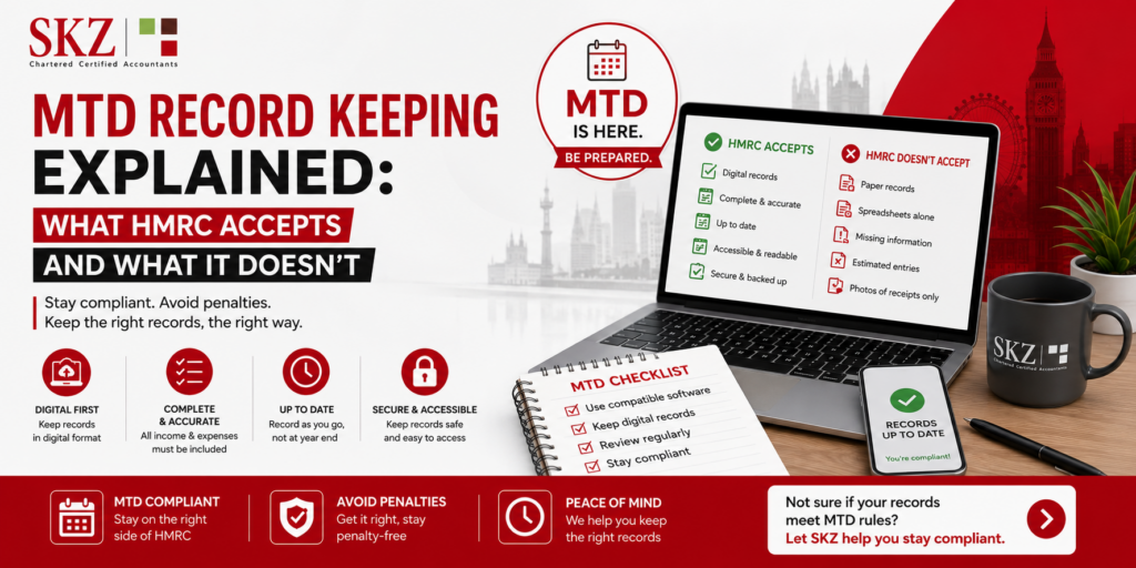 MTD Record Keeping Explained: What HMRC Accepts and What It Doesn’t 12 MTD Record Keeping Explained What HMRC Accepts and What It Doesn’t