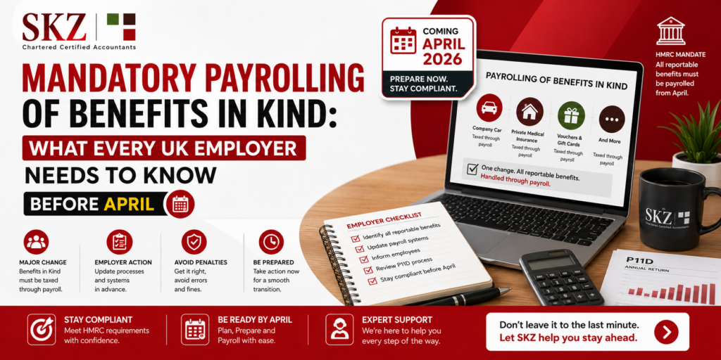 Mandatory Payrolling of Benefits in Kind: What Every UK Employer Needs to Know Before April 8 Mandatory Payrolling of Benefits in Kind What Every UK Employer Needs to Know Before April